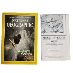 National Geographic Magazine Exploring the Earth November 1988 Col 174 No 5